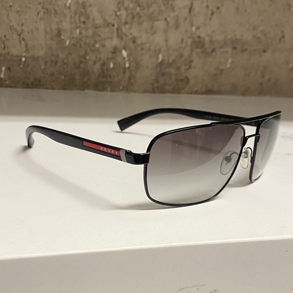 Prada Black and Gray Sunglasses - Picture 1 of 5